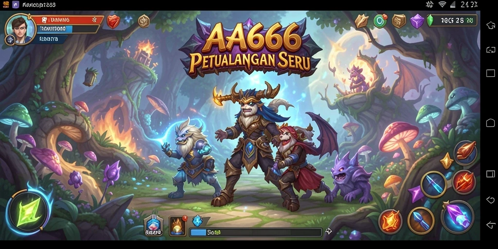 Screenshot gameplay AA666 yang menampilkan petualangan seru.