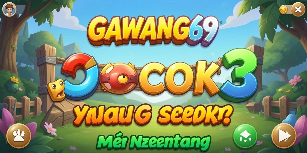 Tampilan gameplay GAWANG69 yang penuh warna dan seru.