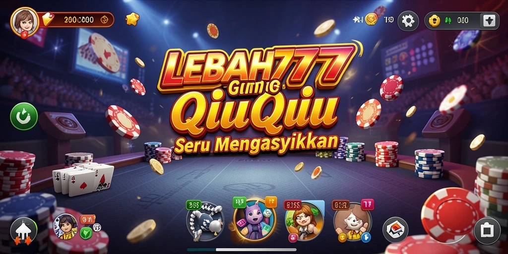 Tampilan gameplay seru LEBAH777 dalam permainan QiuQiu.