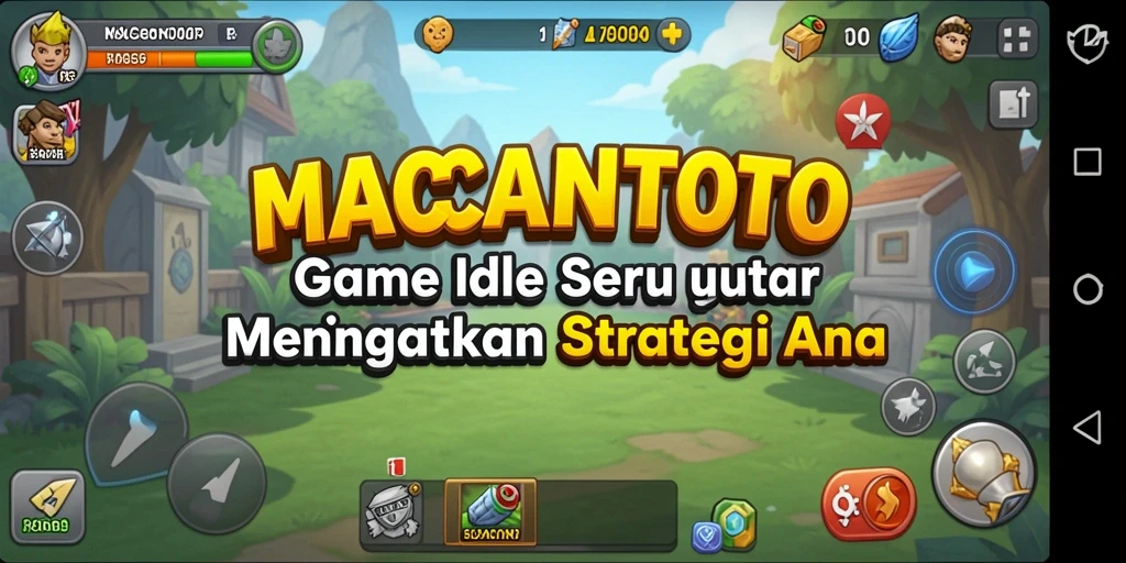 Tampilan gameplay <strong>MACANTOTO</strong> yang menakjubkan dalam mode Idle.