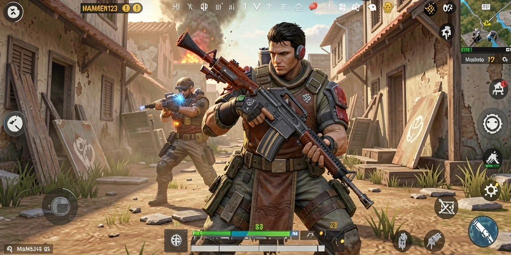 Gameplay MAMEN123 yang intens dan penuh strategi.