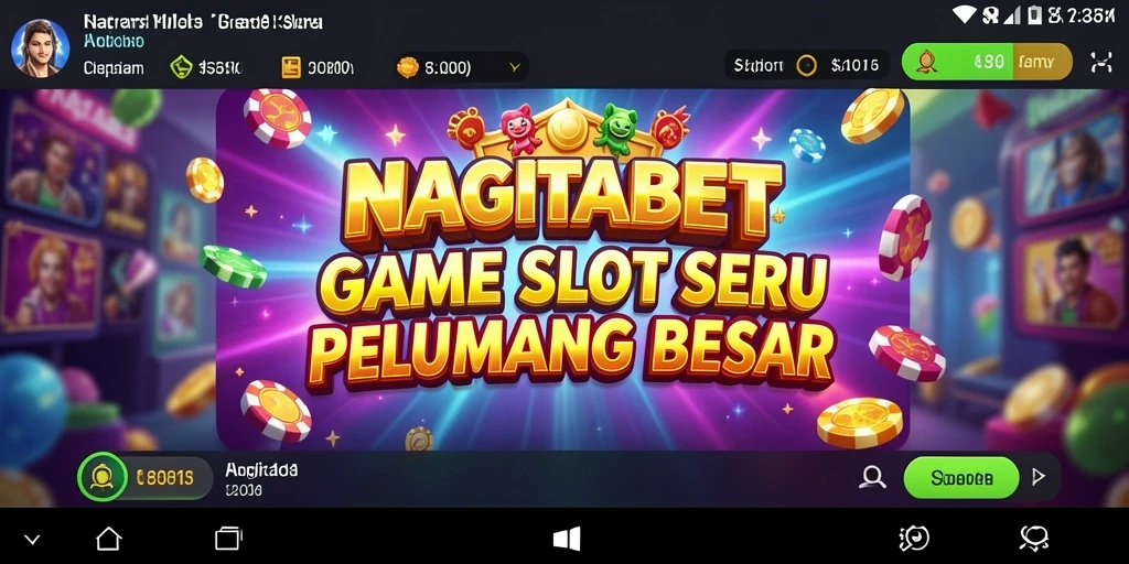 Tampilan gameplay NAGITABET yang menarik dan penuh warna.