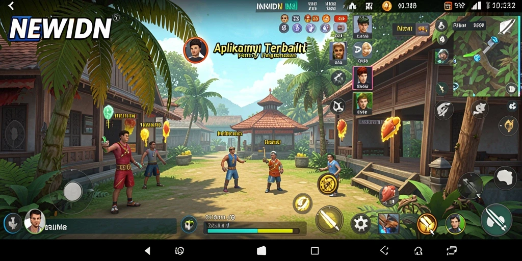 Tampilan utama NEWIDN dengan fitur Utility yang intuitif.