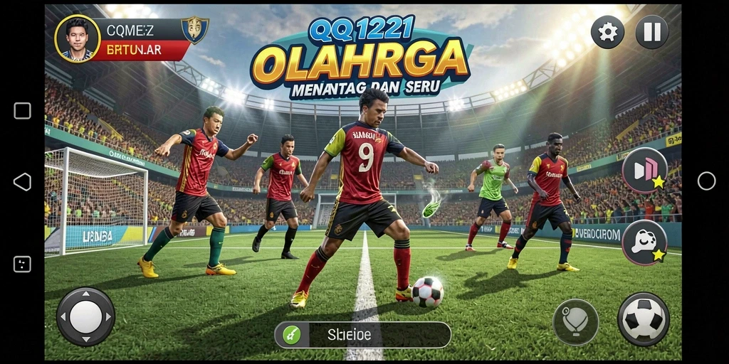 Tampilan utama gameplay QQ1221 yang seru dan dinamis.