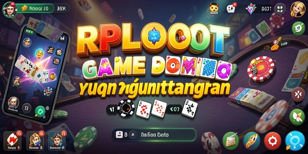 Tampilan menarik dari gameplay Domino di RPLOOT.