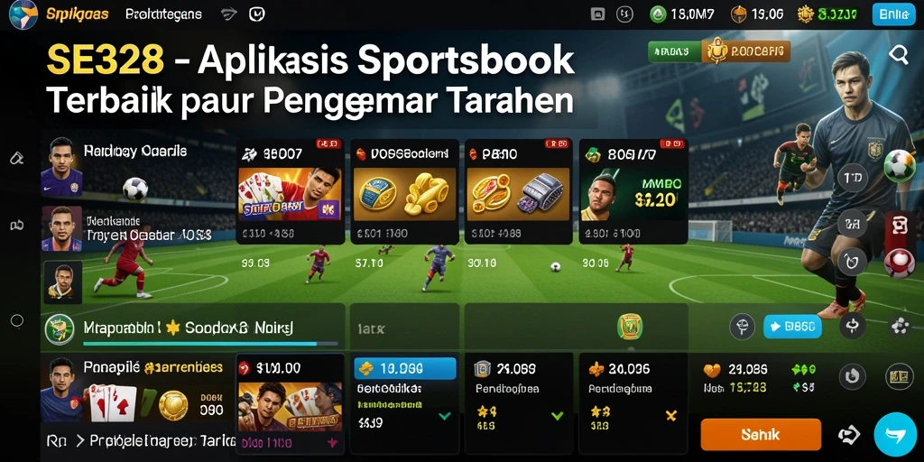 Tampilan antarmuka SE328 yang menarik dan interaktif dalam taruhan olahraga.