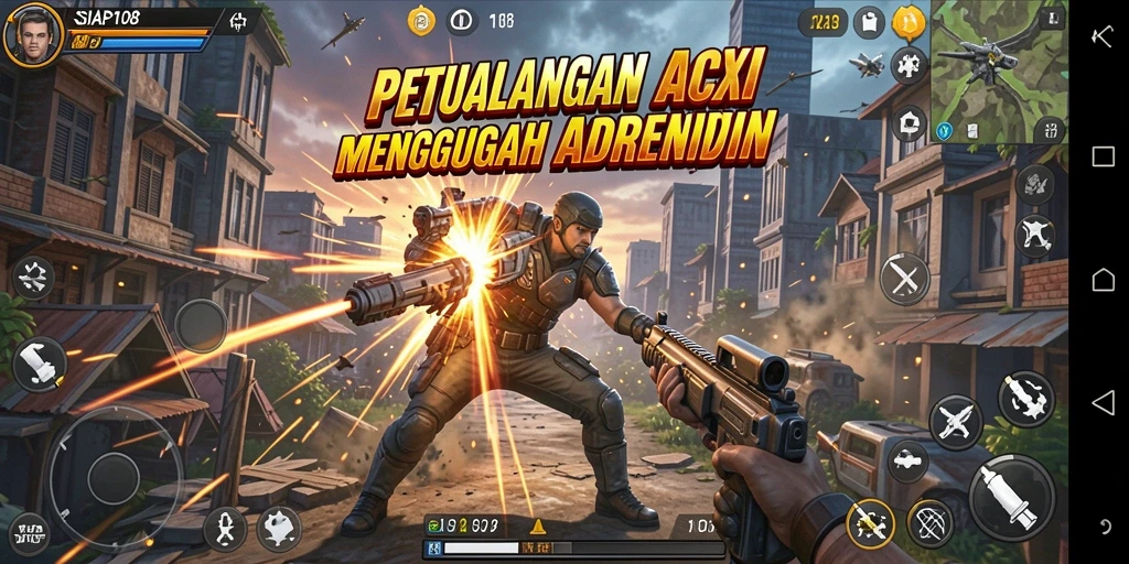 Tampilan gameplay SIAP108 yang menegangkan dan penuh aksi.