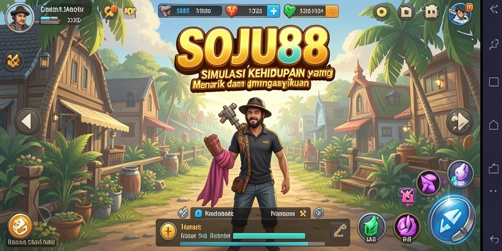 Tampilan gameplay SOJU88 dengan grafis yang memukau dan interaksi menarik.
