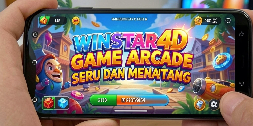 Screenshot gameplay <strong>WINSTAR4D</strong> menampilkan aksi seru dan grafis menawan.